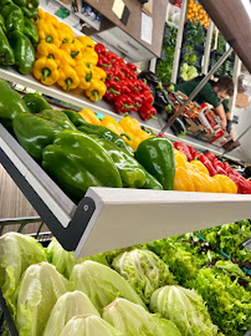Fruit and vegetables on display at the Sfrutta-C shop in Montecchio Maggiore